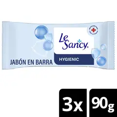 LE SANCY - Pack Jabón en Barra Hygienic Le Sancy 3x90 gr