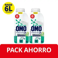 OMO - Pack Detergente Líquido para Diluir Aloe Vera Omo 2x500 ml