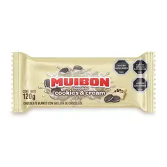 MUIBON - Barra de Chocolate Cookies and Cream Muibon 120 g