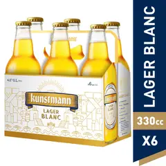 KUNSTMANN - Pack Cerveza Kunstmann Lager Blanc Botella 4.5° 6 x 330 ml