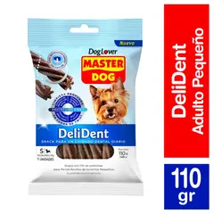 MASTER DOG - Snack para Perros Pequeños Delident Master Dog 110 g