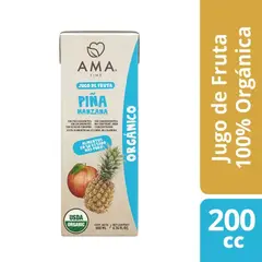 AMA - Jugo de Manzana y Piña Orgánico Ama 200 ml