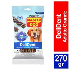 MASTER DOG - Snack para Perros Grandes Delident Master Dog 270 g