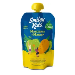 SMILEY KIDS - Compota Manzana Mango Smiley Kids 100 gr