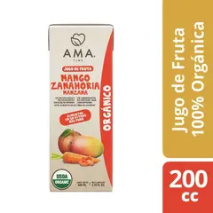AMA - Jugo de Manzana Mango y Zanahoria Orgánico Ama 200 ml