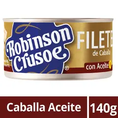 ROBINSON CRUSOE - Filete de Caballa en Aceite Robinson Crusoe 140 g