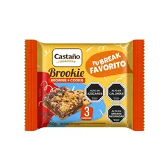 CASTAÑO - Brookie Pack Brownie + Cookie Castaño 150 gr