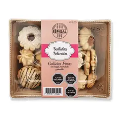 EL ESPIGAL - Galletas Surtidas Selección El Espingal 255 gr