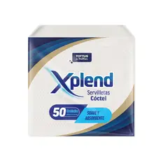 XPLEND - Servilletas 23X24 Coctel Xplend 50 un
