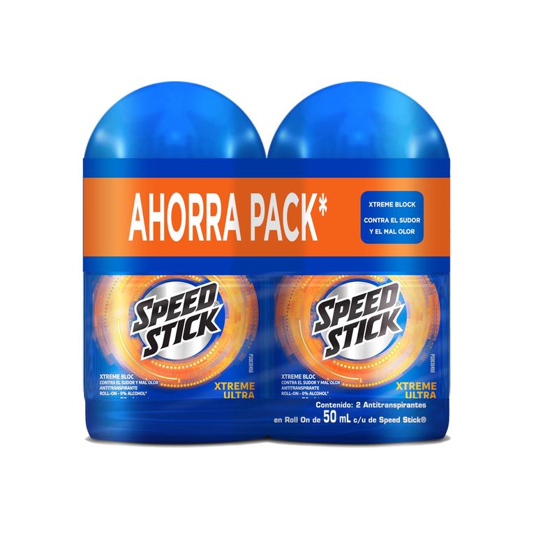 Pack Desodorante Roll On Xtreme Ultra Speed Stick 2x50 ml