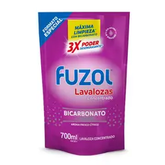 FUZOL - Lavalozas Concentrado Bicarbonato y Vinagre Aroma Cítrico Fuzol 700 ml