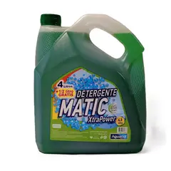 AGUACOL - Detergente Matic Extra Power Verde Aguacol 4 lt