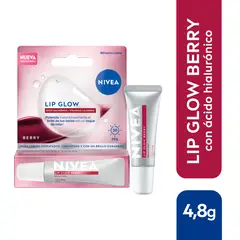 NIVEA - Bálsamo Labial Lip Glow Berry Nivea 4.8 gr