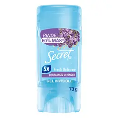 SECRET - Desodorante Gel Invisible Aroma Lavanda Secret 73 gr