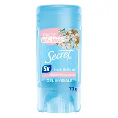 SECRET - Desodorante Gel Invisible Aroma Algodón Secret 73 gr