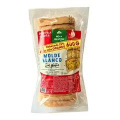 NO+GLUTEN - Pan de Molde Blanco Sin Gluten No+Gluten 600 gr