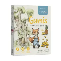 KUNA FOODS - Gomitas de Fruta Piña Kuna Foods 64 g