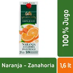 WATTS - Jugo Fresco de Naranja y Zanahoria Watts Selección 1.6 L