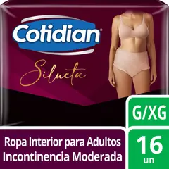 COTIDIAN - Ropa Interior Desechable Pants Mujer Silueta G/XG Cotidian 16 un