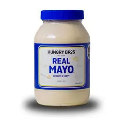 HUNGRY BROS - Mayonesa Real Mayo Frasco Hungry Bros 789 g