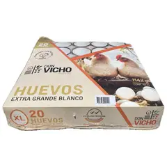 DON VICHO - Huevo Blanco Extra Grande Don Vicho 20 un