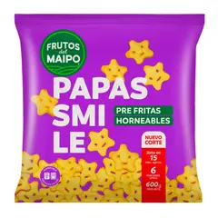 LA MENORQU - Papas Pre Fritas Smile Frutos del Maipo 600 gr