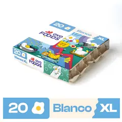 OVO FOODS - Huevo Blanco Extra Grande Ovo Foods 20 un