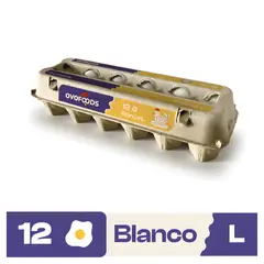 Ovo Foods - Huevo Blanco Grande Ovo Foods 12 un