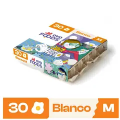 OVO FOODS - Huevo Blanco Mediano Ovo Foods 30 un
