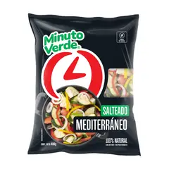 MINUTO VERDE - Salteado Mediterráneo Congelado Minuto Verde 400 gr