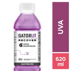 GATORLIT - Bebida Isotónica Sabor Uva Gatorlic 620 ml