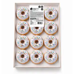 BREDENMASTER - Donuts Glaseada Colores 624 gr Bredenmaster 12 un
