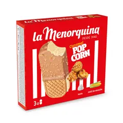 LA MENORQU - Helado Sabor Caramel Popcorn La Menorquina 3 un