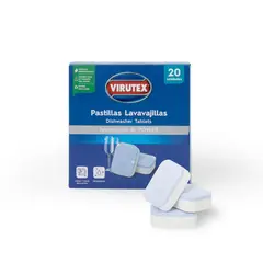 VIRUTEX - Caja de Pastilla Lavavajillas Virutex 20 un