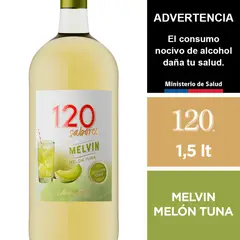 120 - Cóctel de Vino Blanco 120 Sabores Melvin Melón Tuna 9° 1.5 L
