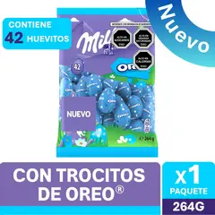 MILKA - Huevitos de Chocolate con Trocitos de Oreo Milka 264 g