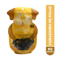 DOGGO - Snack para Perros Corazones de Pollo Doggo 90 g