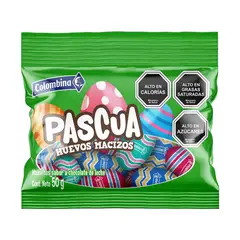 COLOMBINA - Huevitos de Chocolate con Leche Macizos Colombina 50 g