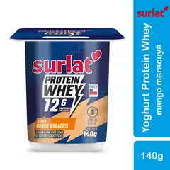 SURLAT - Yoghurt Protein Whey Sabor Mango Maracuyá Surlat 140 gr