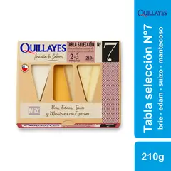 QUILLAYES - Tabla de Quesos para Cóctel Quillayes 210 gr