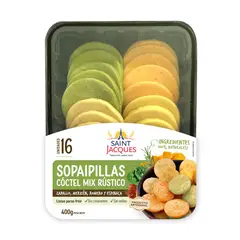 SAINT JACQ - Masas de Sopaipillas Cóctel Mix Rústico 400 gr