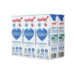 SURLAT - Pack Leche Natural Entera Surlat 6x200 ml