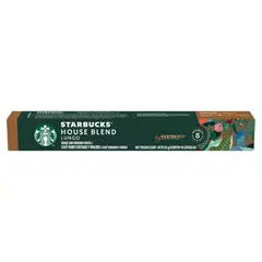 STARBUCKS - Cápsulas de Café House Blend Lungo Starbucks By Nespresso 10 Un