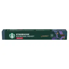 STARBUCKS - Cápsulas de Café Espresso Roast Descafeinado Starbucks By Nespresso 10 Un