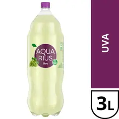 AQUARIUS - Agua Sabor Uva Aquarius 3 L
