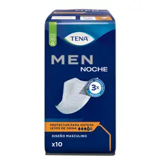 TENA - Protectores Incontinencia Masculino Noche Tena 10 un
