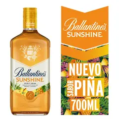 BALLANTINES - Cóctel de Whisky Ballantine's Sunshine Sabor Piña 30° 700 ml