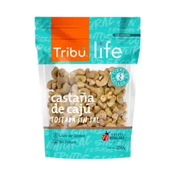 TRIBU - Castañas de Cajú Tostadas sin Sal Tribu 350 g