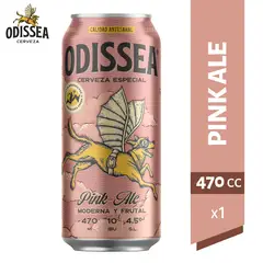 ODISSEA - Cerveza Artesanal Pink Ale Odissea Lata 4.5° 470 ml