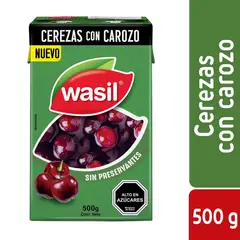 WASIL - Cerezas con Carozo en Conserva Wasil 500 g